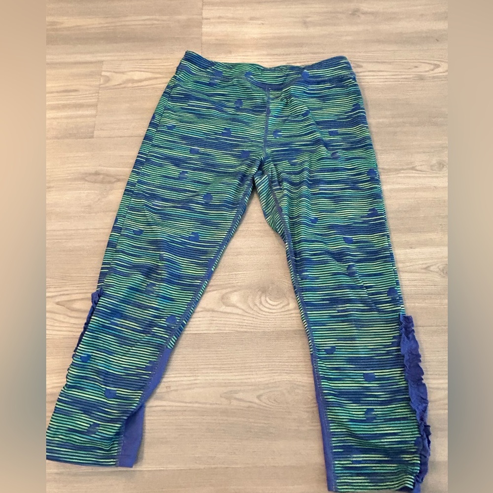 Cat & Jack Blue and Green Athletic Leggings